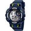 Sector Orologio Uomo SECTOR EX-36 R3251283002 Silicone Blu Chrono Alarm Dual Time