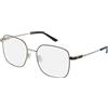 ELLE Women's Optical Prescription Eyewear Frames, Black, 53 (M), Nero, 53 (M)