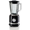 Ariete Frullatore Nero Moderna 1000W 4 vel. 4 lame inox tazza vetro grad. 585