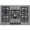 Piano Cottura Elleci Plano 75 PMSP75173CS 5 fuochi Ghisa M73 Titanium
