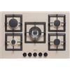 Elleci Piano Cottura Elleci Plano 75 5 fuochi Ghisa G51 Avena PGSP75151CS