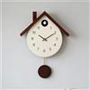 Orologio da parete in legno con pendolo e orologio a cucù con suoneria