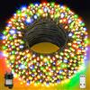 GYLEFY Luci di Natale Esterno 100m Catena Luminosa 800 LED Stringa Impermeabile