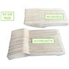 ggroup 50 FORCHETTE + 50 COLTELLI IN LEGNO MONOUSO , POSATE BIO NATURALI 100% 16cm