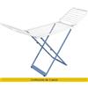 GIMI Stendibiancheria ruote in resina 190 x 54.5 x 90 cm 2 pz 10610500 Perla GIMI