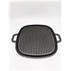 Bergner Piastra Grill Bistecchiera Quadrata 54x43cm In Ghisa Per Tutti I Piani