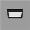 Linea Light Lampada Soffitto Parete LINEA LIGHT TARA Q 30 cm Nero Plafoniera Applique Luce