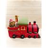 Natale Felicia Base Albero Natalizia con Trenino E Orsetto 52x29x37cm Multicolore Universale