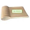 ggroup 50 CUCCHIAI IN LEGNO MONOUSO , POSATE NATURALI 100% USA E GETTA 16cm