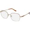 ELLE Women's Optical Prescription Eyewear Frames, beige, 53 (M), beige., 53 (M)