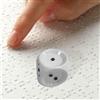 Gioco da tavolo con dadi tattili, versatile, compatto e portatile, con punti