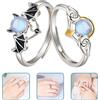 2 pezzi Rings Couple Angel and Devil Ring Matching Rings Regalo di San