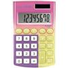 MILAN® Scatola calcolatrice Pocket 8 cifre Sunset, Giallo-Rosa