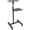 Startech.Com Supporto videoproiettore Carrello Black ADJPROJCART
