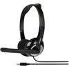 Hamlet Cuffie microfono filo Smart Headset Black e Silver HHEADMJJ