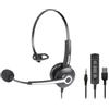 Hamlet Cuffie microfono filo RENOVA HEADSET Ujm Black HHEADM UJM