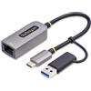 Startech.Com Adattatore di rete Gigabit (1000Base-TX) USB 3.0 Gray C21GA USB
