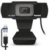 Hamlet Webcam USB Type-A, USB Type-C Black HWCAM1080 CX 1080p FULL HD