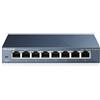 Tp Link Switch di rete 8 porte Easy Smart Gray TL SG108E Gigabit (1000Base-TX)