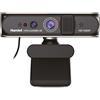 Hamlet Webcam USB Type-A Hello Cam Black HWCAM1080 HE 1080p FULL HD