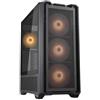 COUGAR MX600 RGB (BLACK) - PC CASE TOWER - VENTOLA RGB 3*140+120MM