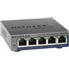 Netgear Switch di rete 5 porte PROSAFE PLUS Smart Managed Gray GS105E 200PES