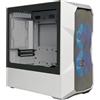 Cooler Master Mini Tower Case TD300 Bianco con Finestra Laterale e Illuminazione