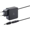 iTek Alimentatore Universale per Notebook 65W GaN Super Slim 1,5m Nero