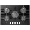 Hotpoint Piano cottura gas 5 zone Ftghg 751 D Ha Bk Black (75cm)