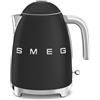 Smeg Bollitore elettrico 2400W (1,7Lt) 50 STYLE Black KLF03BLMEU