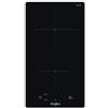 Whirlpool Piano cottura induzione 2 zone 6 SENSO WS Q0530 NE Black (30cm)
