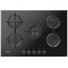 Indesit Piano cottura gas 5 zone ING 72T BK 1 Black (75cm)