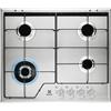 Electrolux Piano cottura gas 4 zone SERIE 600 Kgs6434Sx Inox (60cm)