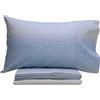 GABEL COMPLETO LENZUOLA FLANELLA LETTO MATRIMONIALE ANTIPILLING MISURE MAXI