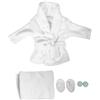 1 set di accappatoio per neonati: accessori per foto a tema spa per neonati -