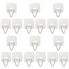 25 Pcs Appendi Piatti Da Muro Grucce Adesive Porta Piastre Ganci Adesivi