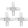 3 Pcs Hardware Di Montaggio Staffe Angolari in Metallo Copertura Del Lampadario