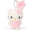 Sanrio NUOVO! Porta mascotte Sanrio Hello Kitty con ciondolo fiore oscillante rimovi...