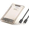Ewent BOX ESTERNO PER HARD DISK SSD SATA HDD 2,5" USB 3.2 GEN1 CAVO TYPE-C | EWENT EW7