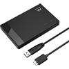 Ewent BOX ESTERNO PER HARD DISK / SSD SATA HDD 2,5" USB 3.2 EWENT EW7049 NERO SENZA VI