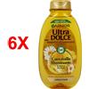 ULTRADOLCE 6 X Garnier Ultra Dolce Shampoo Camomilla E Miele 250 Ml