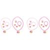 2 Sets Collana Bracciale Gioielli Bambina Collane Per Bambini Accessori Feste