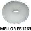 Ingranaggio Nylon per Motoriduttore Stufa a Pellet Mellor FB1263 3.3 rpm