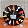 Scatola di aromi Vassoio portacampioni di cibo con orologio da parete SUSHI con supporto...