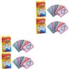 2 pezzi che raccontano Time Flash Cards Educational Board Game Game Game Toy