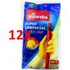 VILEDA 12 X Vileda Guanti Super Universal L/9 Grande