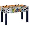 GARLANDO Calcio Balilla F-1 con grafica GOAL GARLANDO aste rientranti art. F1RGOAL