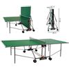 Garlando Tavolo Ping Pong C-162I Progress Indoor verde + 2 racchette e 6 palline