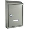 Alubox Cassetta posta con tettuccio (21,5x6,5x30,5cm) PRIMA Argento 29PRIMAAR