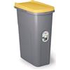 Stefanplast Pattumiera differenziata (40Lt) con ruote HOME ECO SYSTEM Giallo